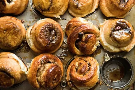Sweet Stuffed Yeast Rolls (Nutty Raisin or Mixed Fruit Variation)
