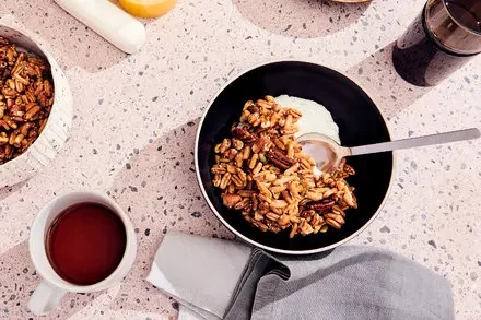 Ashure Cereal: A Caramelized Spiced Breakfast & Snack Mix