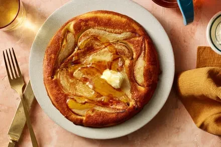 Cast-Iron Sourdough Pancakes