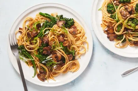 Mushroom Pasta Stir Fry