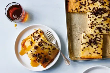 Sheet-Pan Chocolate Chip Pancakes
