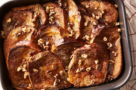 Make-Ahead Pumpkin Spice Breakfast Casserole for a Crowd