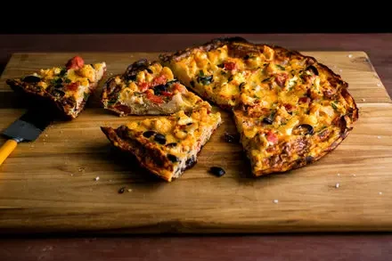 Cauliflower and Tomato Frittata with Feta